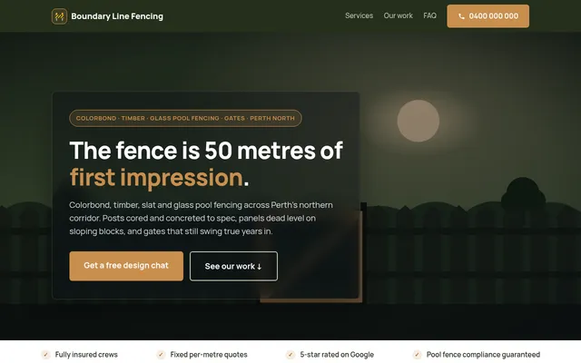 Fencing — showcase-led